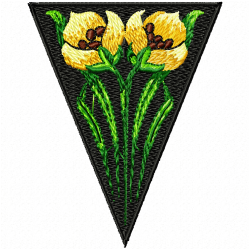 Flowers Embroidery Design 8 Flowers Embroidery Design 8